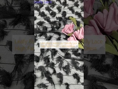 葉の織物 空っぽ シャンティリー 蕾の高い織物 DIY 服装 服装