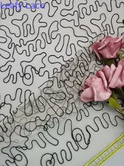 ビロードのスパンコールは網生地125cm広いOEKO TEXの標準100を刺繍した
