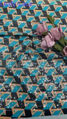 100% 綿 シーキン 刺身 衣類のパターン付き 蕾の織物