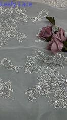 スパンコール刺繍生地レース生地、衣服、ガウン、ファッションデザイン向け新コレクション