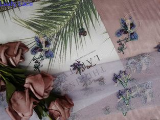 多彩な刺繍のテュルの生地100ヤードの敏感な網の