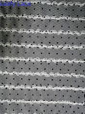 テュル100ヤードは群がらせた刺繍のメッシュ生地をひもで締める