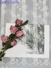 ブラウスの刺繍のフランスの花ポリエステル レースのトリムの生地