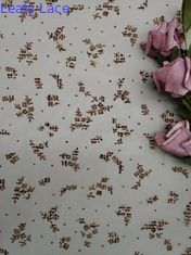 寝具の記事のための群がらせたメッシュ生地を印刷する花デジタル