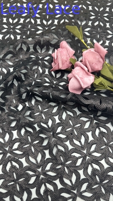 Hollow Out Sequin Embroiderey Metal Fabric Durable And Elegant Sequin for Wedding Party dress