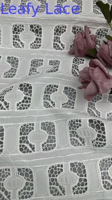 French Vintage Lace Fabric Leafy Luxury Mesh Tulle for DIY Dressmaking