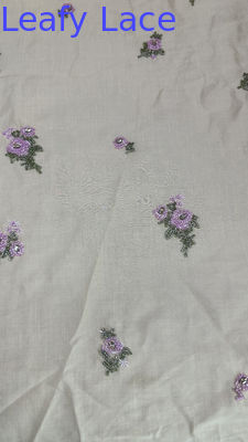 Beaded Floral Lace Fabric Embroidered Lace Mesh Breathe Fabric Occasion Dressing Birthday Fabric