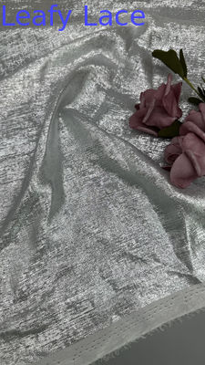 Tulle Mesh Lace Fabric lighting 100% Polyester Leafy Mesh Lace Fabric