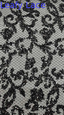 Sequin Embroidered Fabric Luxary High Quality Special Design For Dress For Wedding Dresses