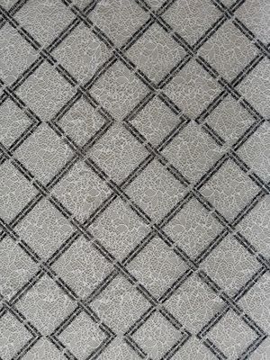 Lady Garment 100% Polyester Printing White Tulle Mesh Fabric