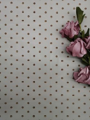 Flocked Voile Tulle Printed Lace Fabric Little Girl Dress Embroidery