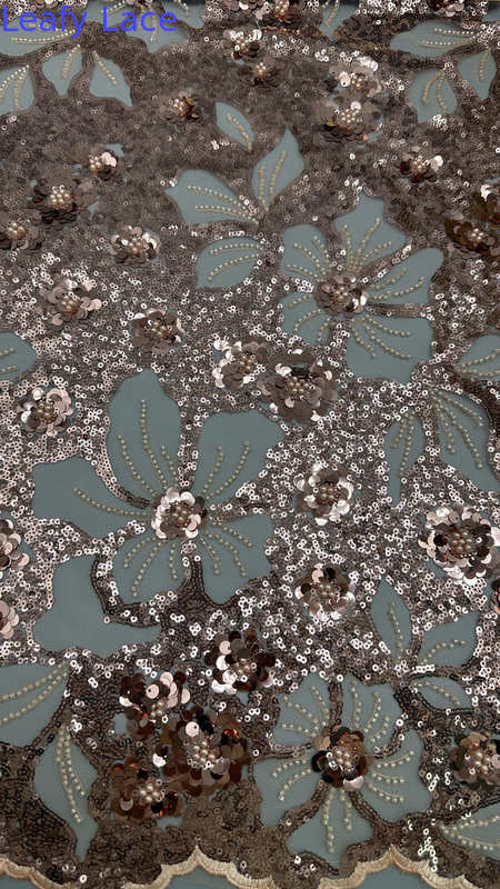 Black Midnight Sequin Lace With Micro Sequins Unique Depth And Sparkle For Sophisticated Evening Wear