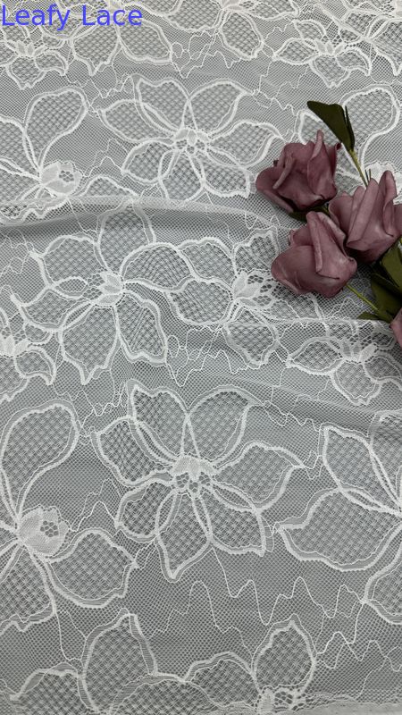 Floral Lace Embroidered Fabric