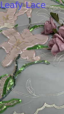 刺身 ステンレス 織物 珠状 ピンク 華やかな花 息抜き ピンク ステンレス 織物 贅沢 織物