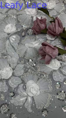 数珠編み ステンレス 織物 メッシュ セックイーン 花柄 エレガント セックイーン ステンレス 織物 贅沢 ケース 織物