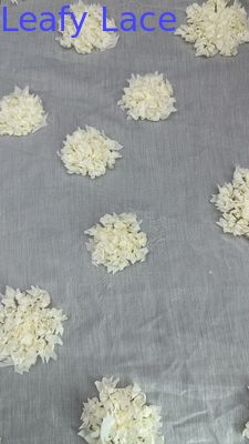 葉のツール網織物 刺身の蕾の織物 花の呼吸網 衣装用葉の網織物