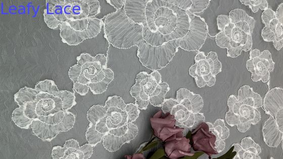 ヴィンテージ スタイル 刺身 蕾の布 3D 花の白いツール 蕾の花嫁の結婚式プロジェクト