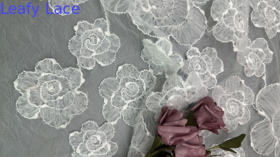 ヴィンテージ スタイル 刺身 蕾の布 3D 花の白いツール 蕾の花嫁の結婚式プロジェクト