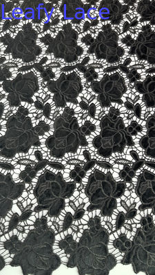 パーティーの機会のための白い中空アップ刺繍レース生地レーザー技術