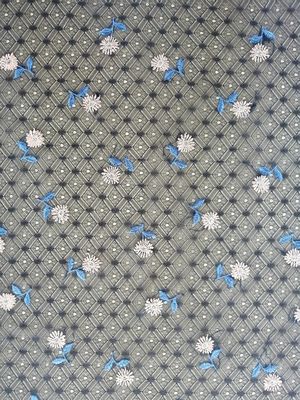49インチの花の刺繍のレースの生地
