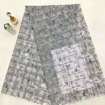 Geoのスパンコールは家の織物のための生地のレースを刺繍した