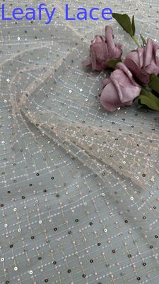 セウキンの刺身布 ルシエート セキン 刺身ステンド布 葉っぱ 贅沢 婚礼布