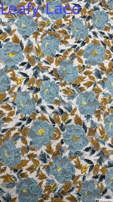 パーティー用ドレスのカラフルな刺繍レースフラワー カスタマイズメーカーサプライヤー