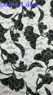 木に刺繍されたレース 花は呼吸し、エレガントなドレス カスタマイズされた美しいドレス